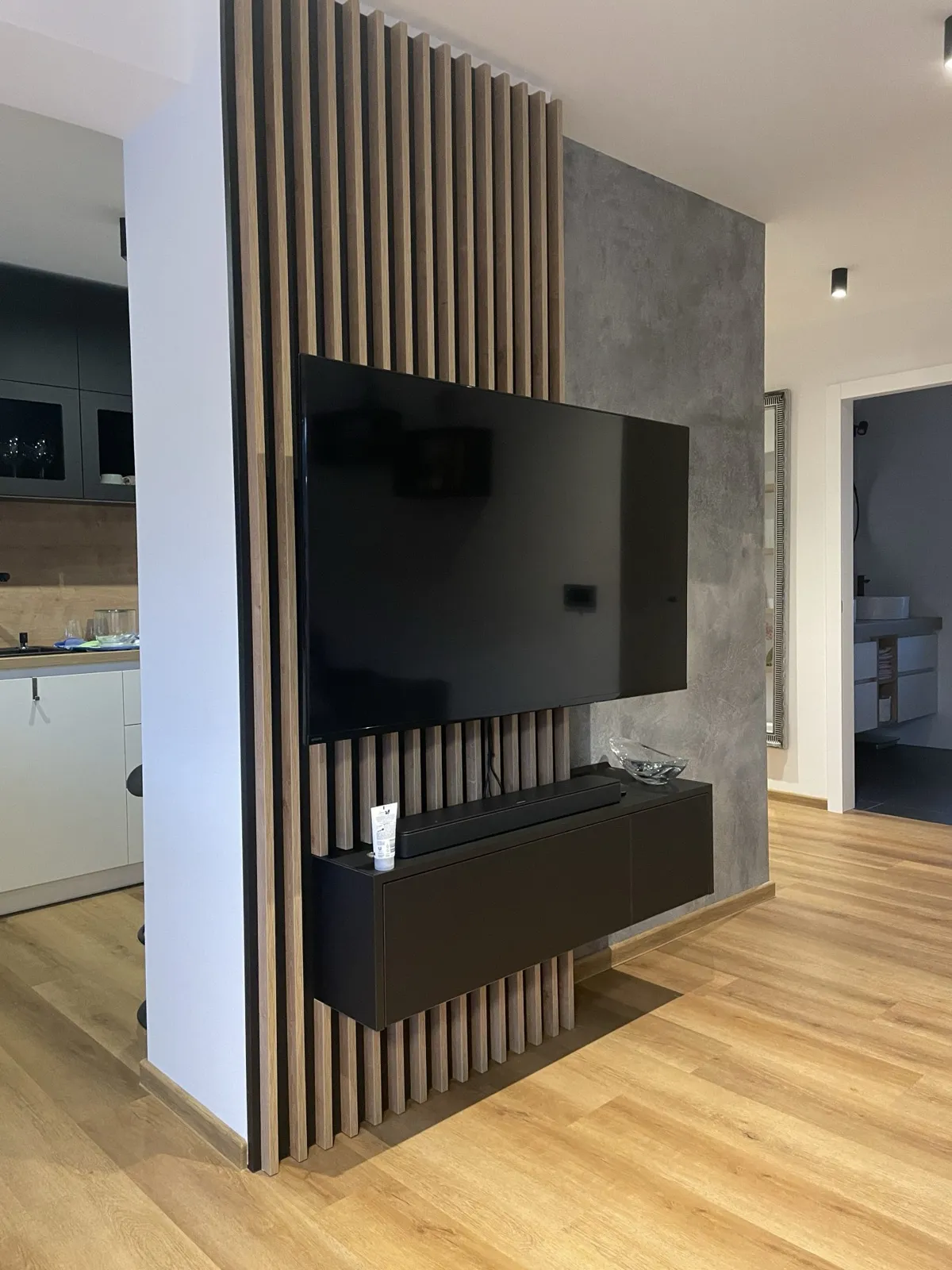 Dnevna soba – prenova – Stanovanje Medvode
