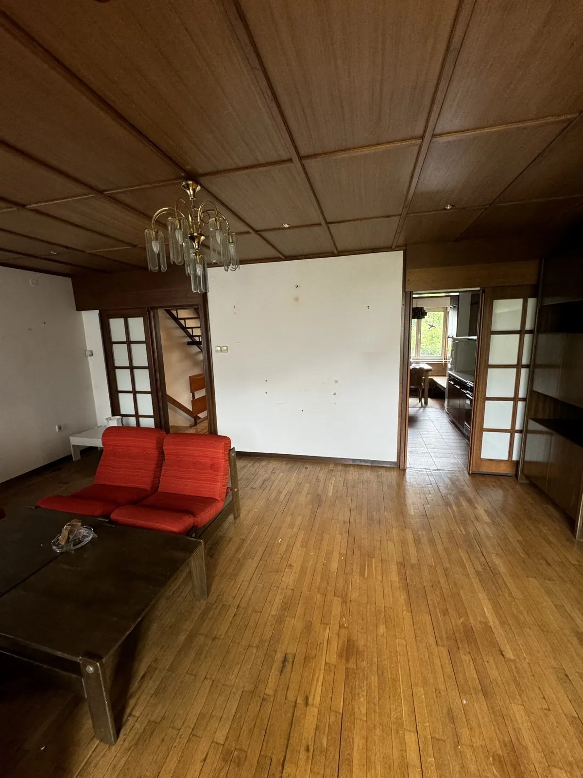 Dnevna soba – prenova – Vrstna hiša Ljubljana Brod