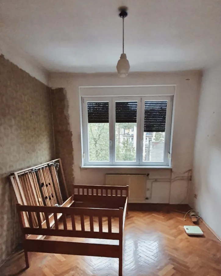Soba za goste / delovna soba – prenova – Stanovanje Ljubljana Center
